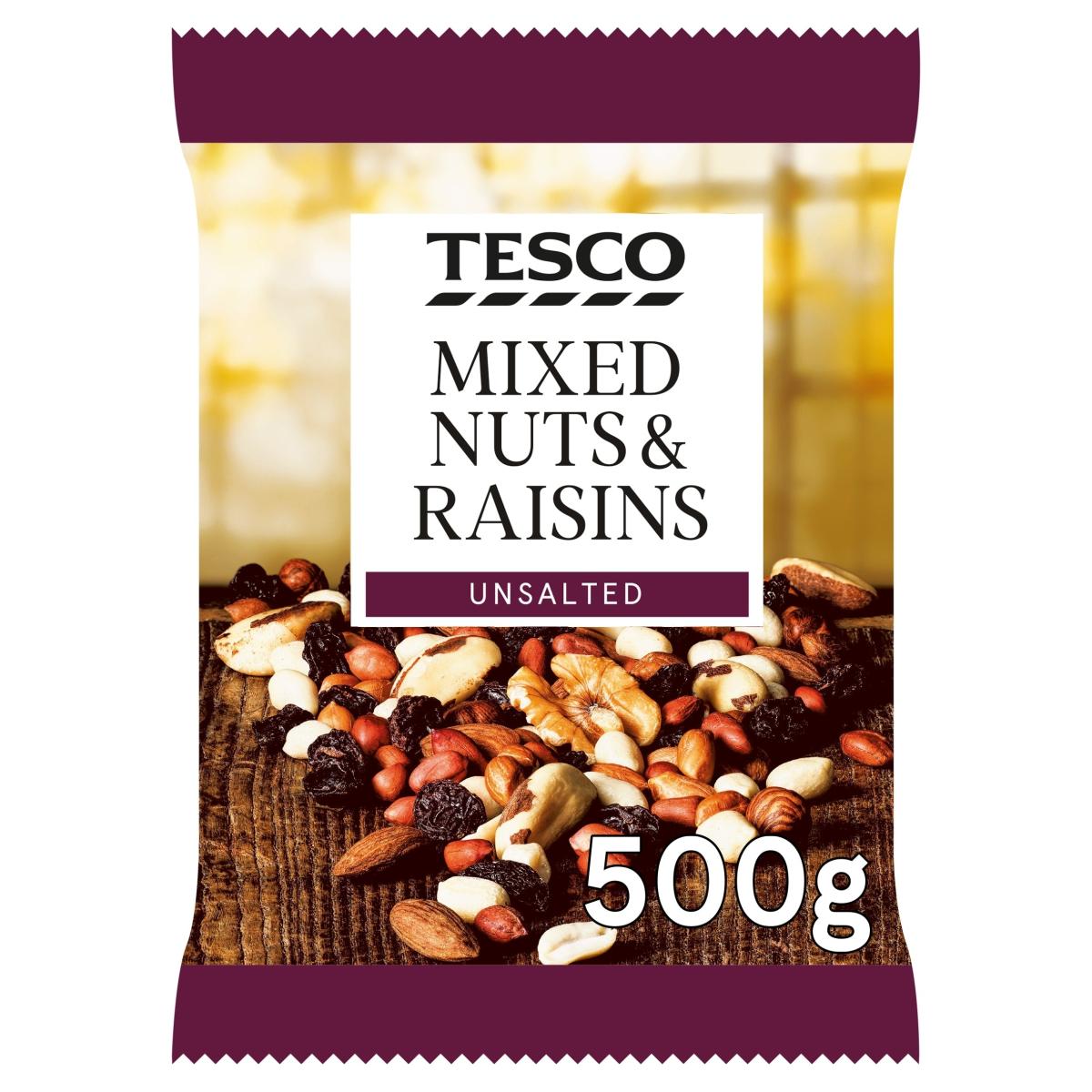 Unsalted Mixed Nuts & Raisins