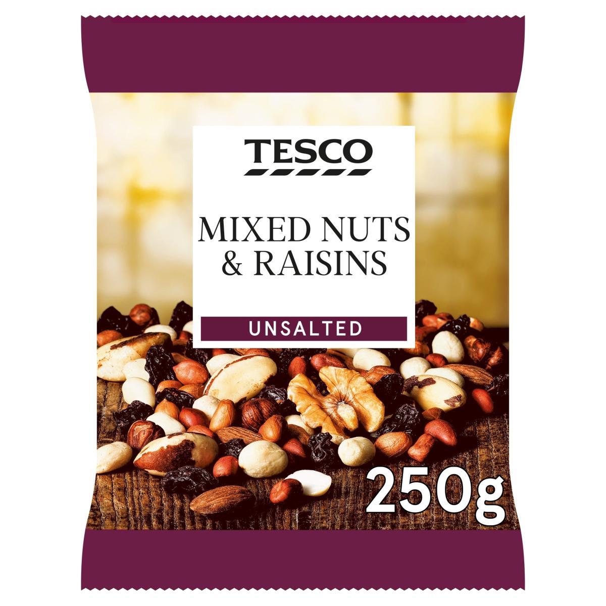 Unsalted Mixed Nuts & Raisins