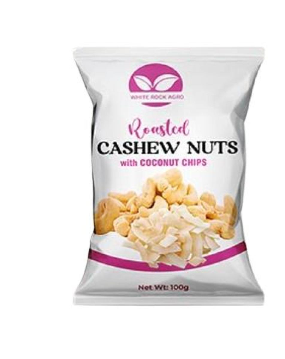 Agro Roasted Cashew Nuts With Coconut Chips
