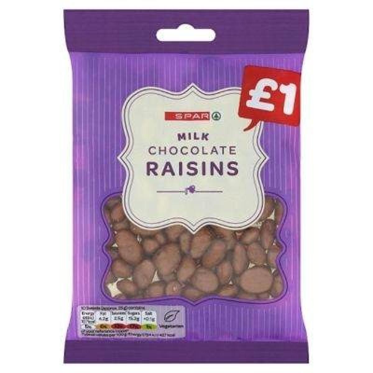 Milk Chocolate Raisins