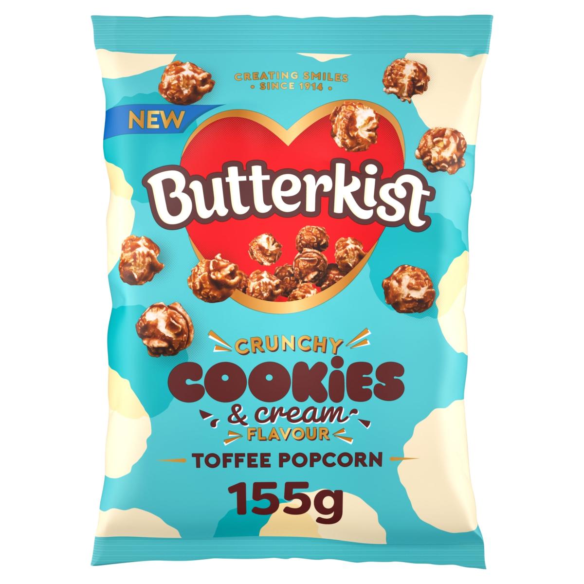 Cookies & Cream Flavour Toffee Popcorn
