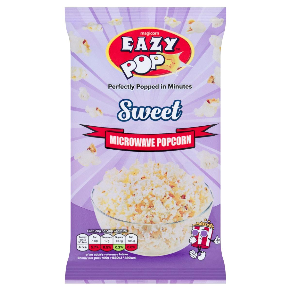 Eazy Pop Microwave Popcorn Sweet
