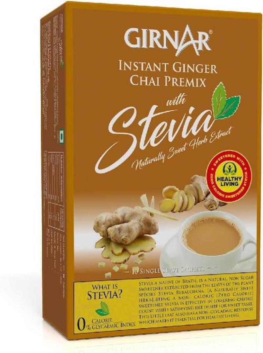 Instant Ginger Chai Premix With Stevia