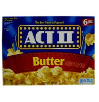 Microwave Popcorn Butter Flavour