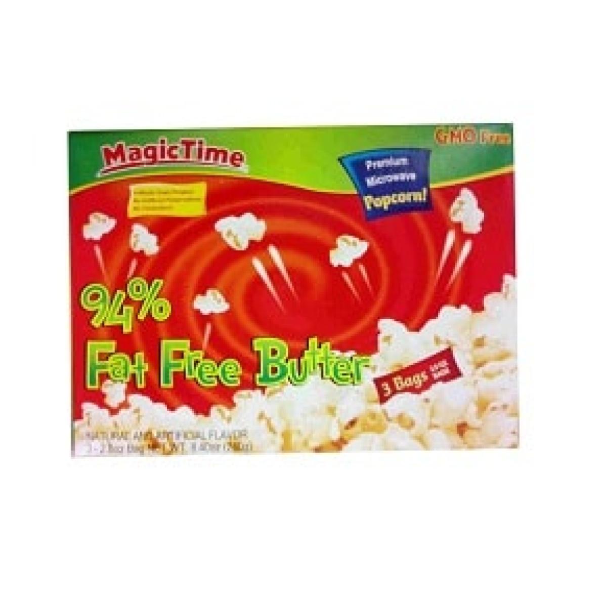 Microwave Popcorn 94 Percent Fat Free Butter 243 g