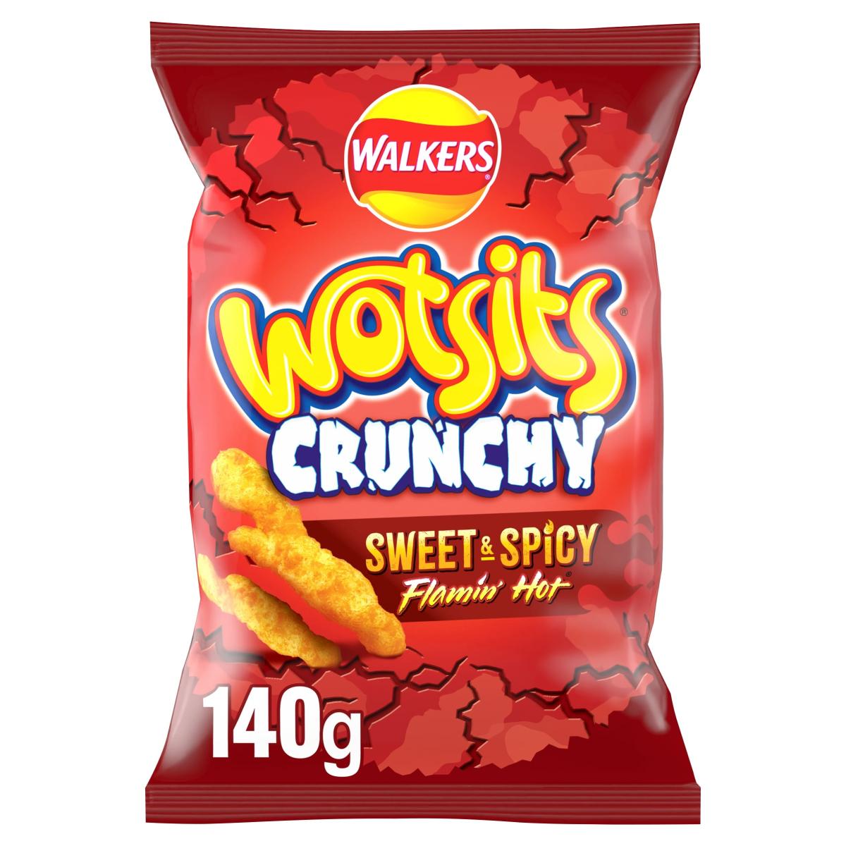 Wotsits Crunchy Flamin' Hot Sharing Bag Crisps
