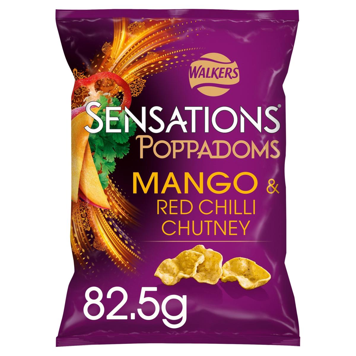 Sensations Poppadoms Mango & Chilli Sharing Bag