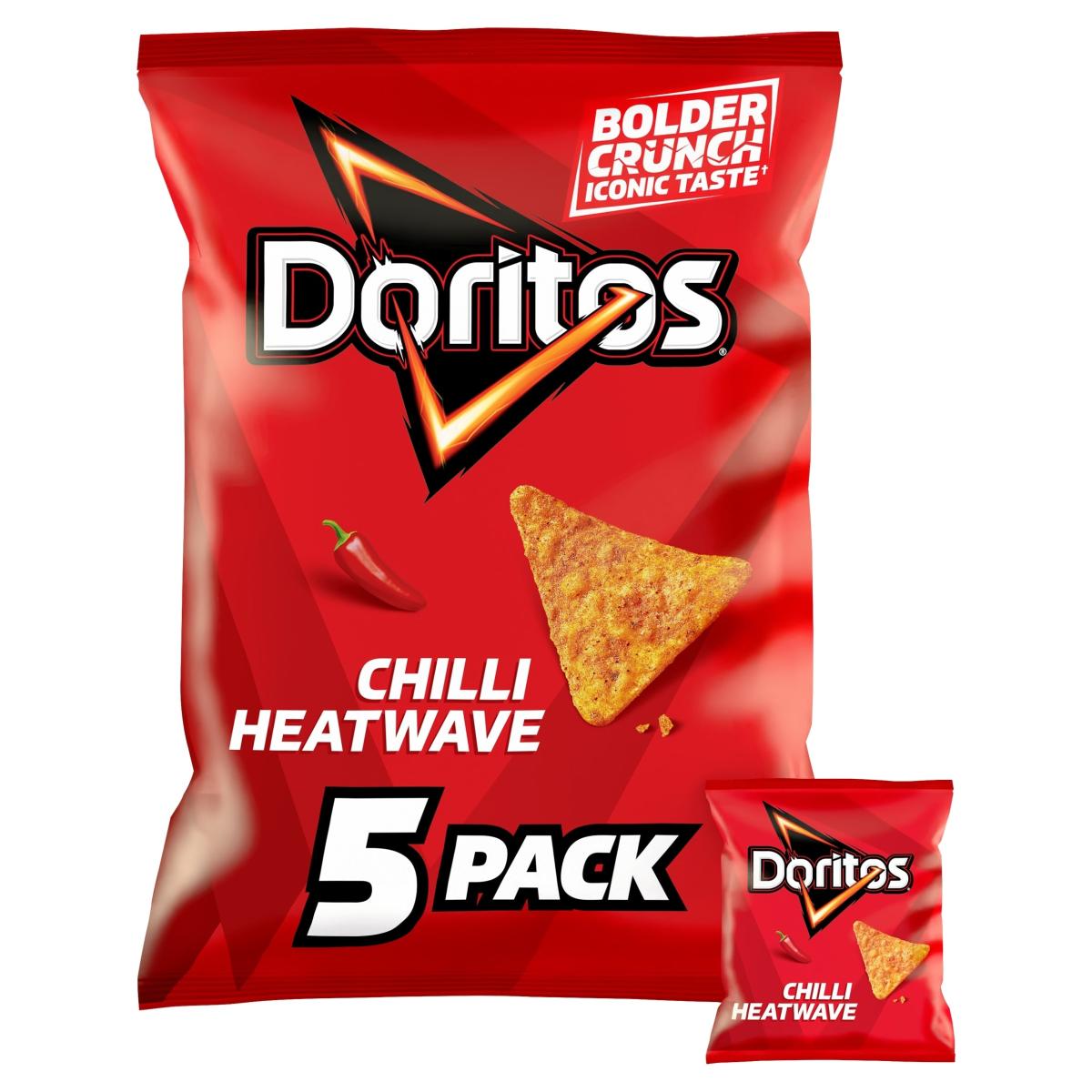 Chilli Heatwave Tortilla Chips Multi-Pack Crisps