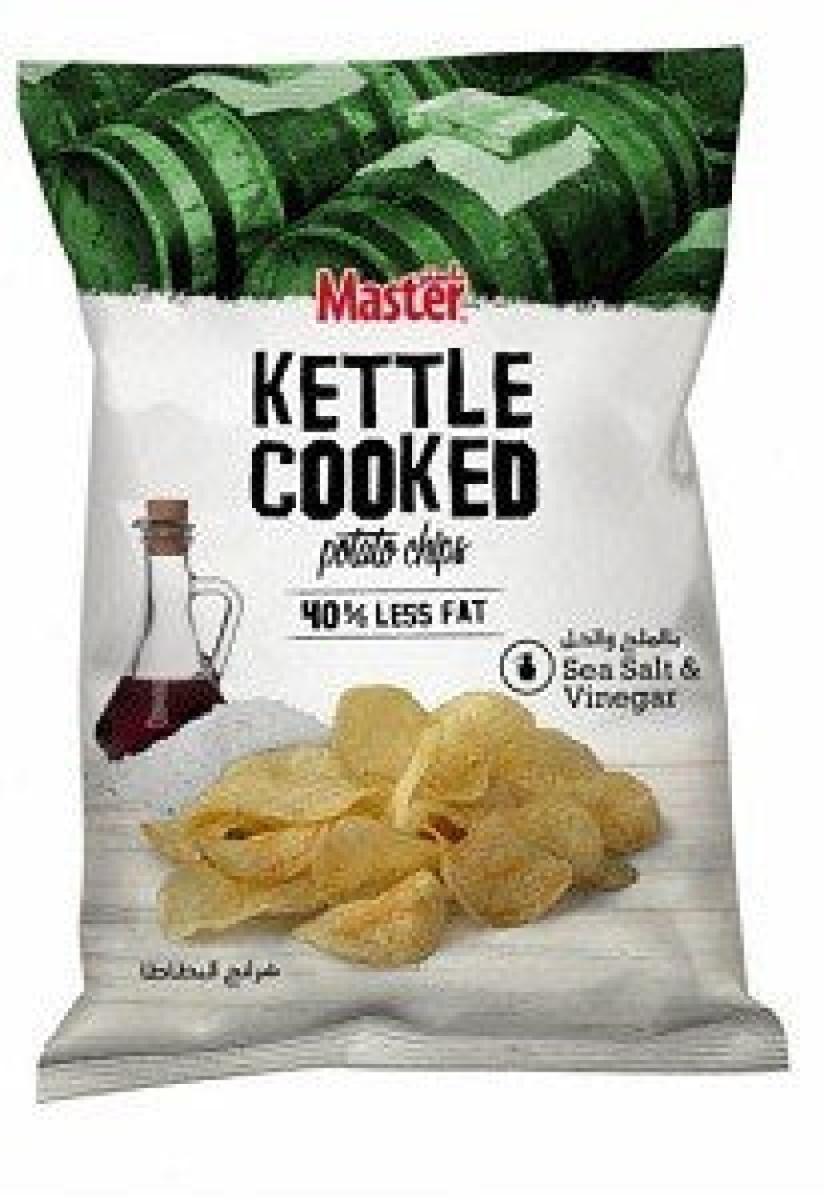 Kettle Cooked Potato Chips Sea Salt & Vinegar