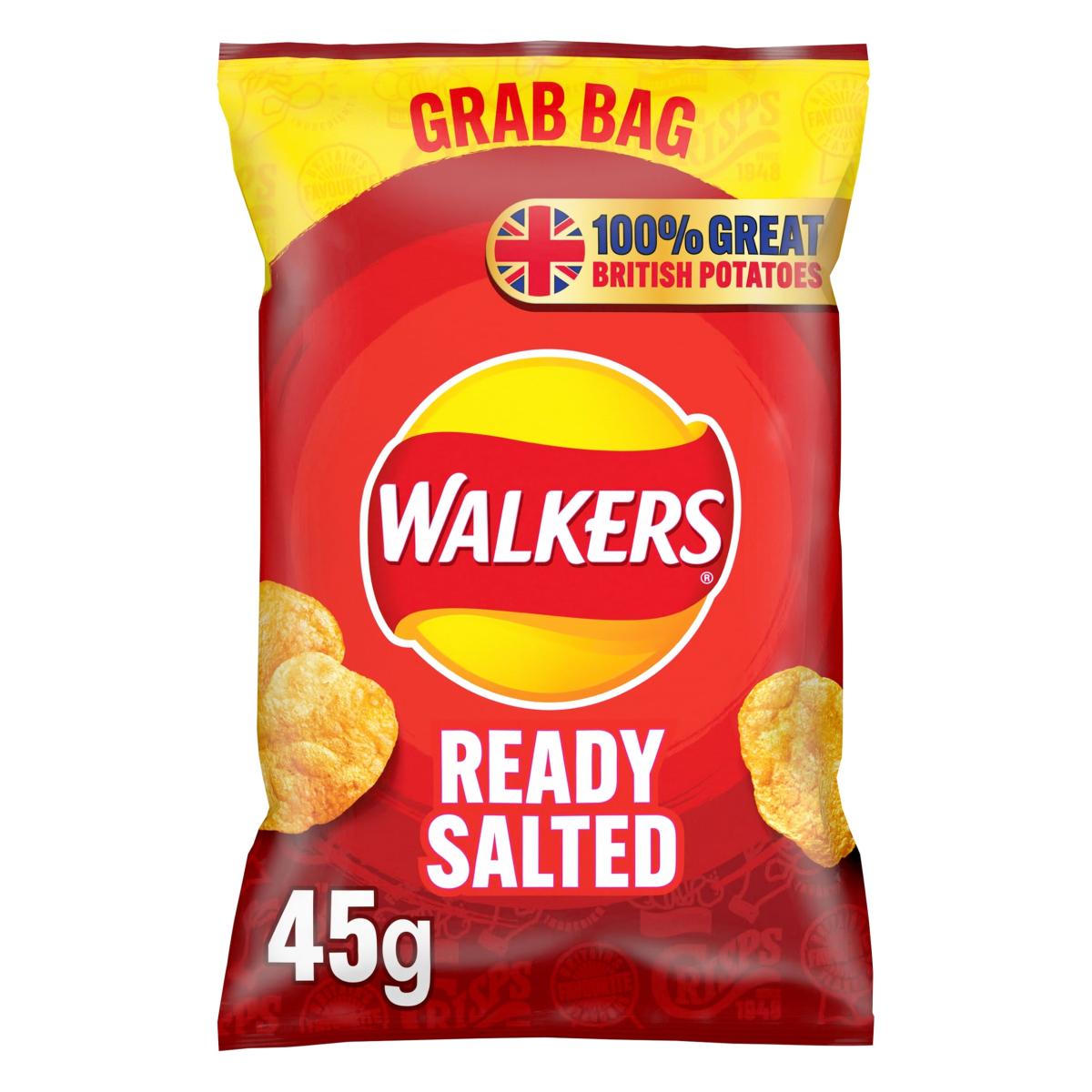 Ready Salted Grab Bag Crisps