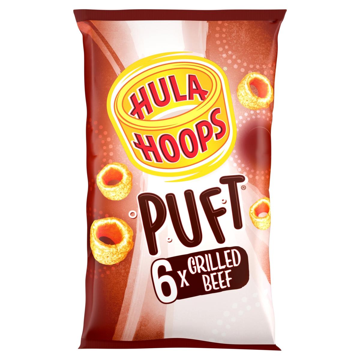 Puft Grilled Beef Multi-Pack Crisps