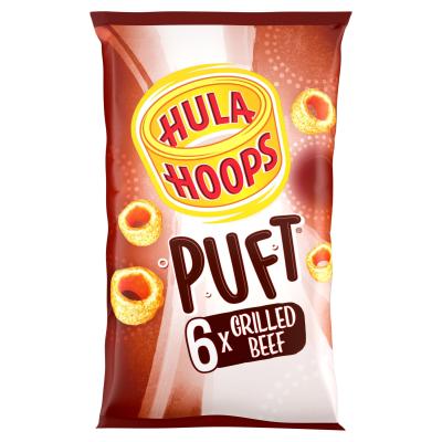 Puft Grilled Beef Multi-Pack Crisps