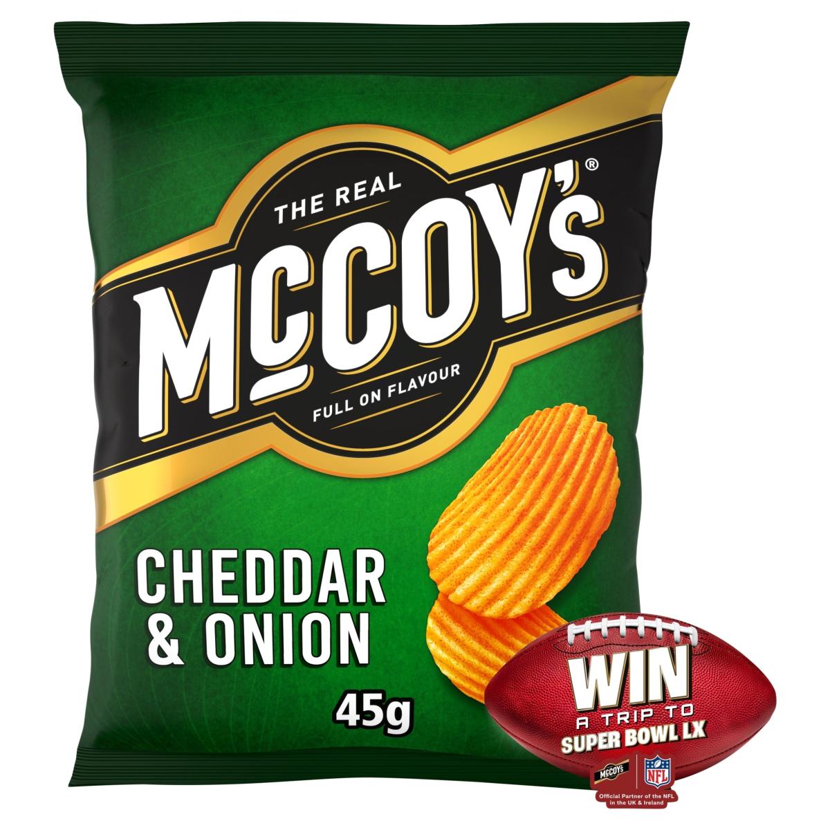 Cheddar & Onion Grab Bag Crisps