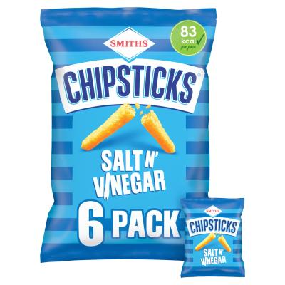 Chipsticks Multi-Pack Crisps Salt & Vinegar