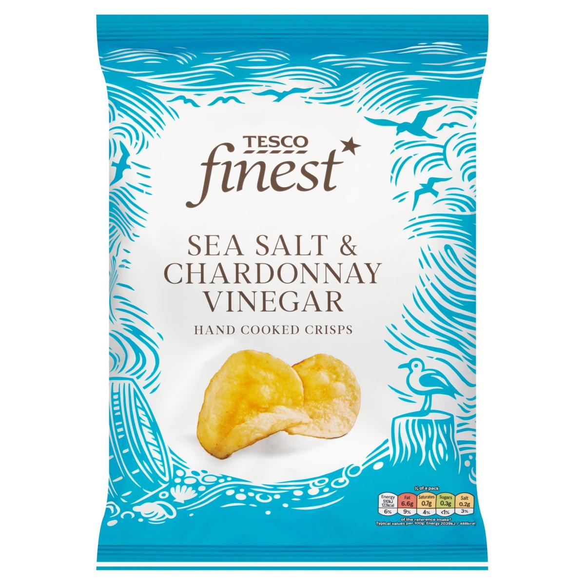 Finest Hand Cooked Crisps Sea Salt & Chardonnay Vinegar