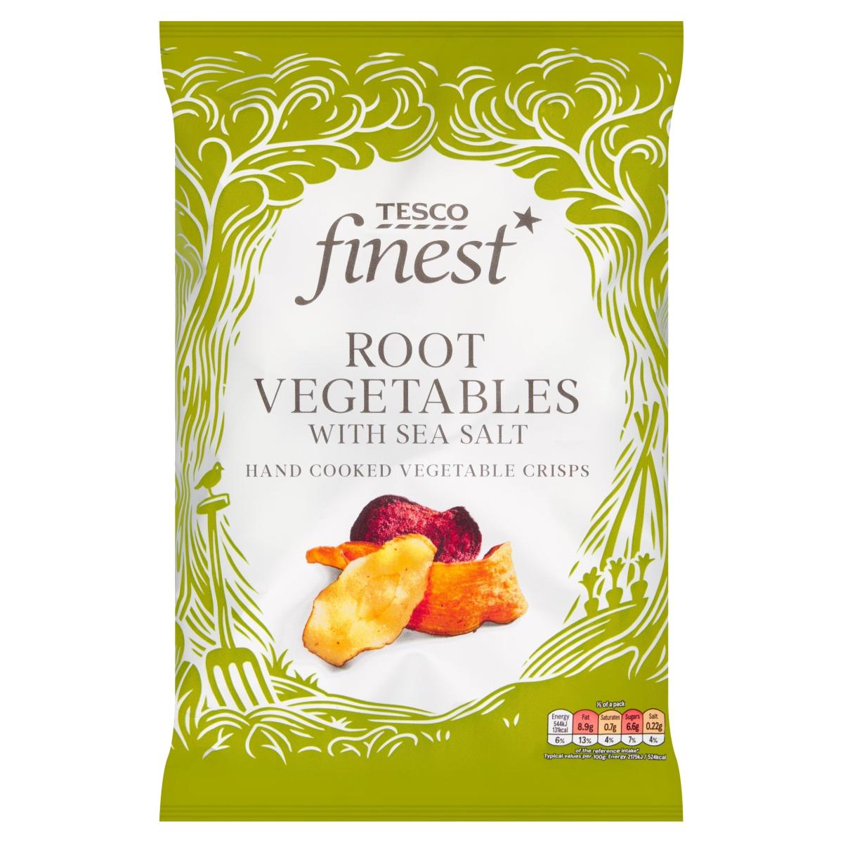 Finest Root Vegetable With Sea Salt Crisps