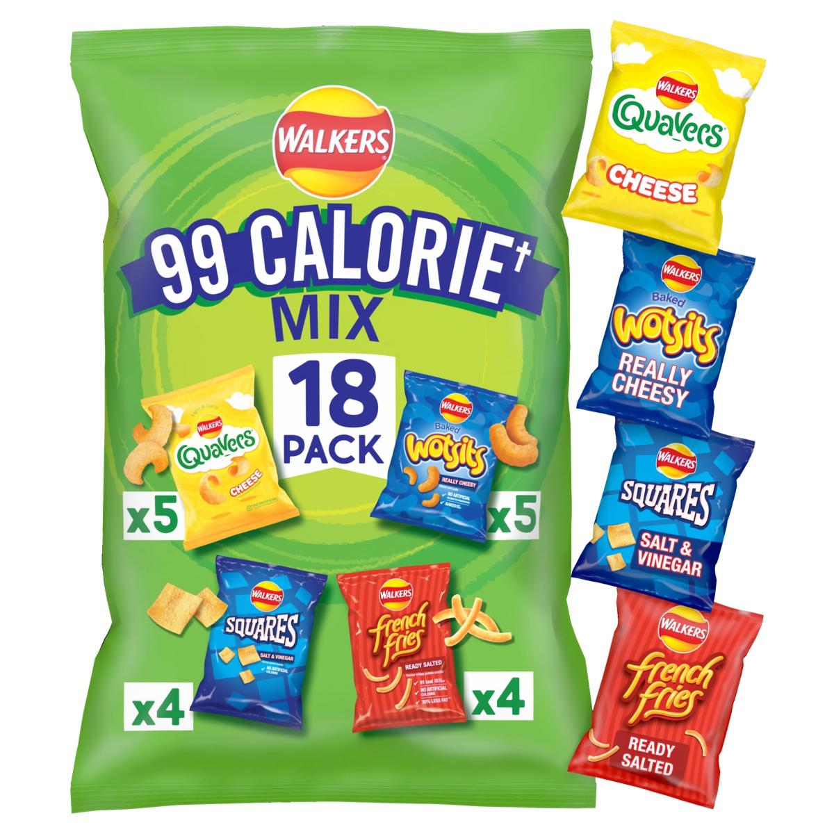 99 Calorie Mix Multi-Pack Crisps