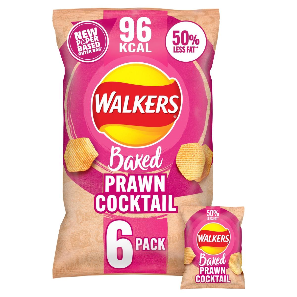 Baked Prawn Cocktail Multi-Pack Crisps