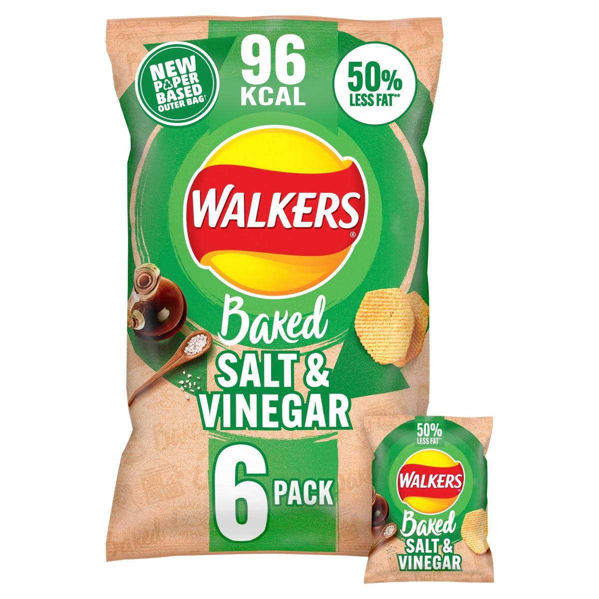 Baked Salt & Vinegar Multi-Pack Crisps