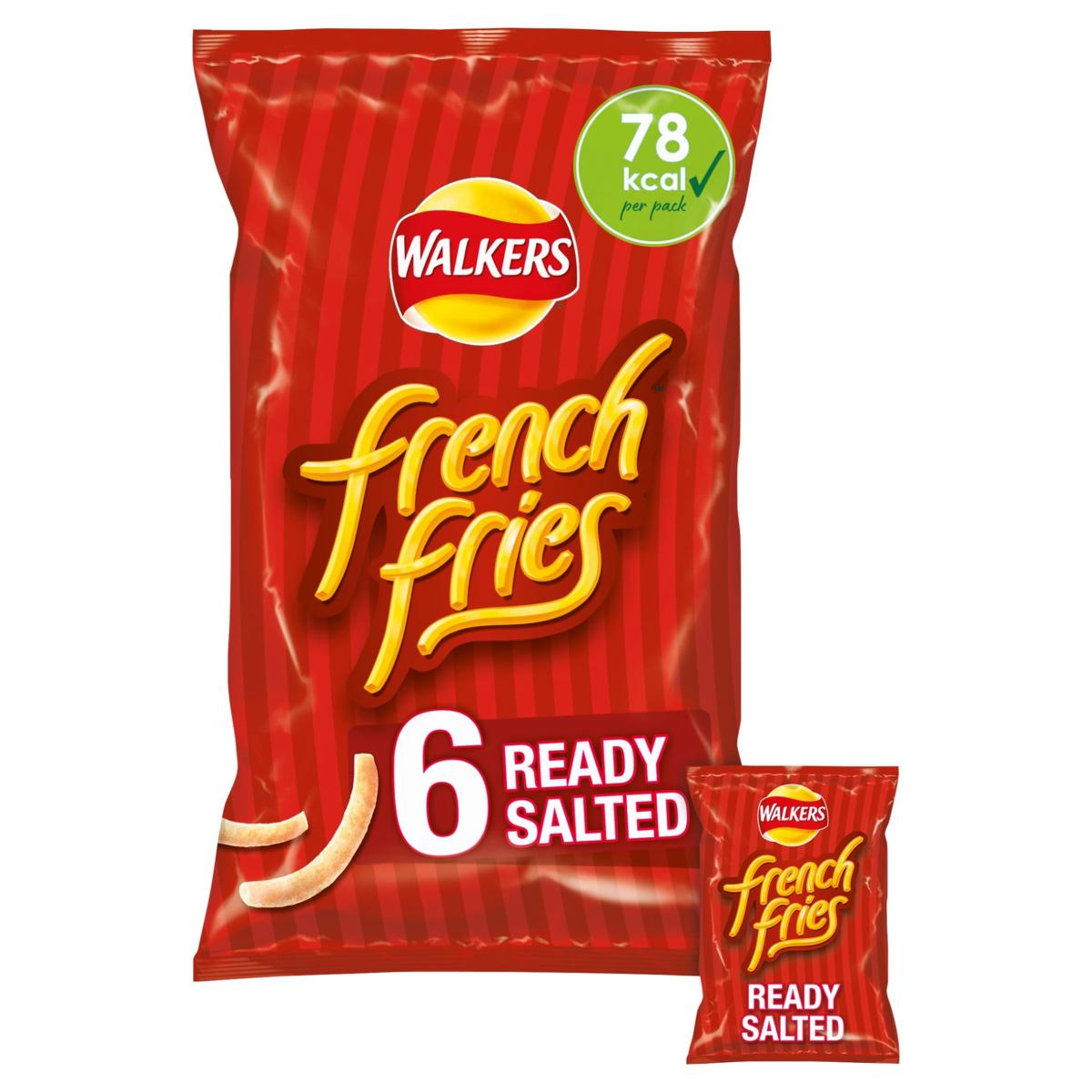 French Fries Ready Salted Multi-Pack Crisps