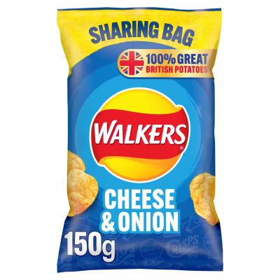 Glorious Cheese & Onion Flavour Potato Crisps