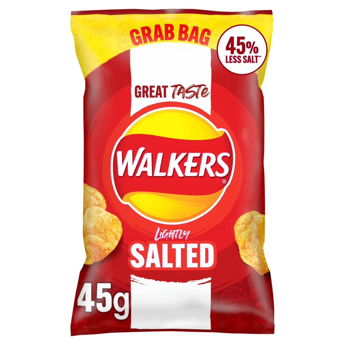 Lightly Salted Less Salt Grab Bag Crisps
