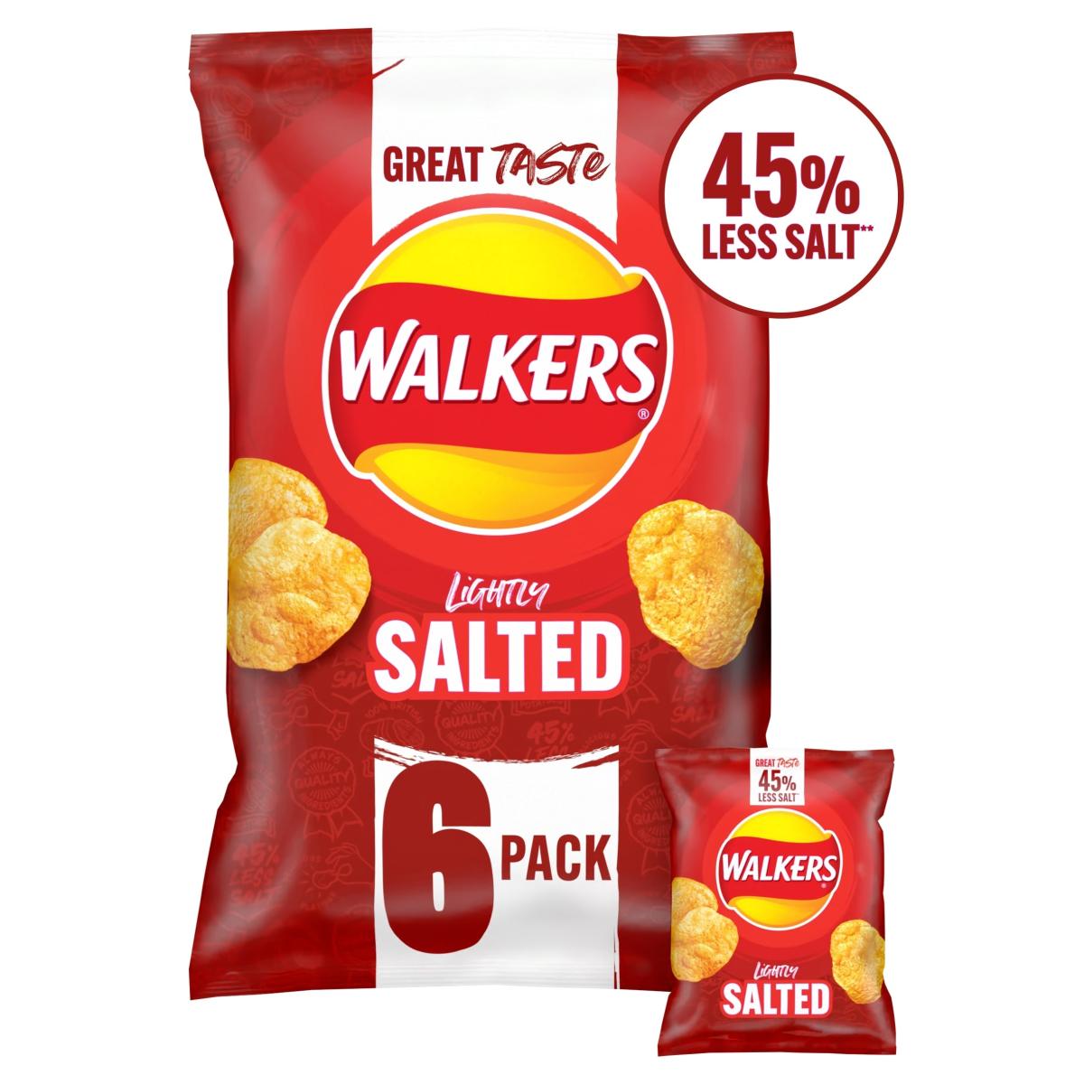 Lightly Salted Less Salt Multi-Pack Crisps