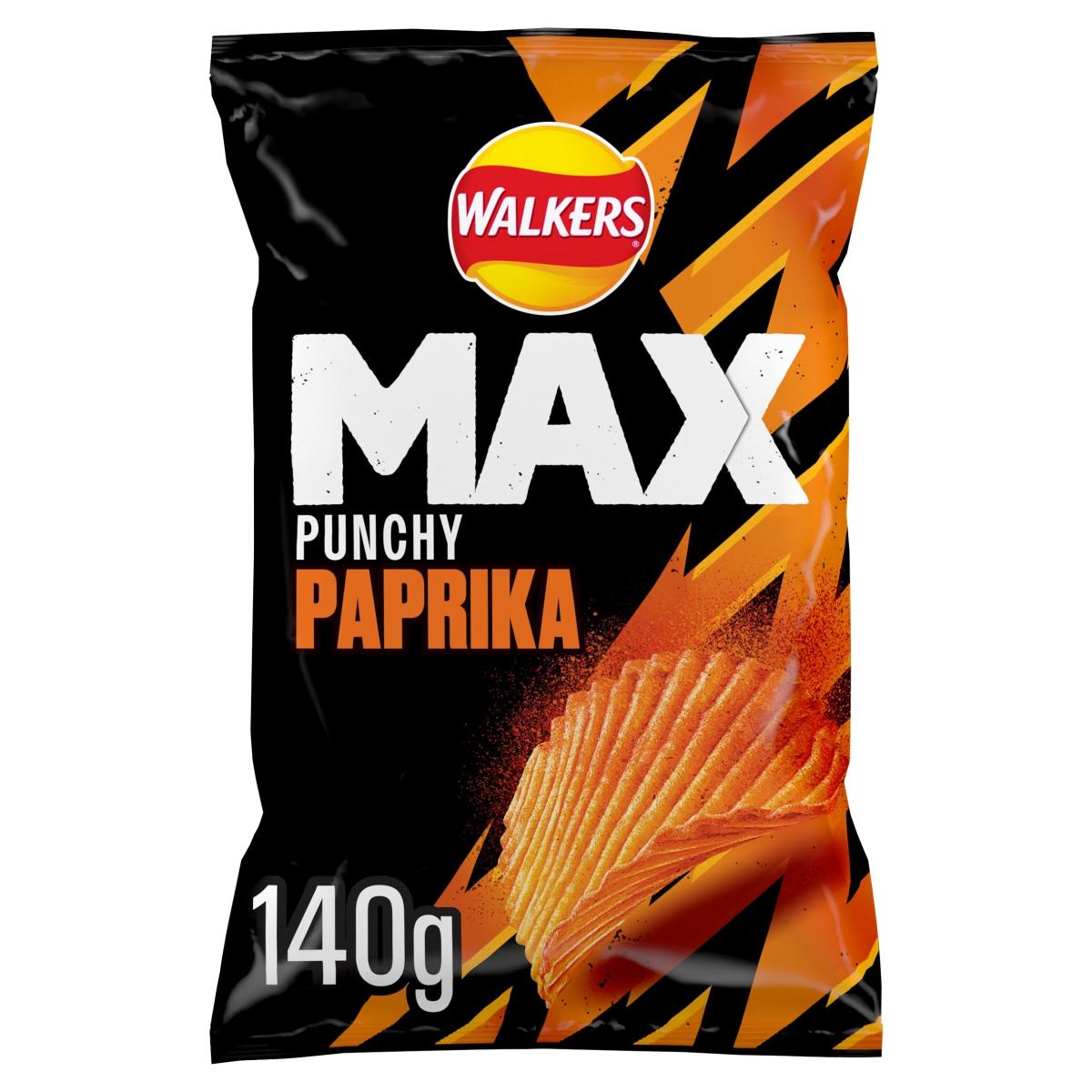 Max Punchy Paprika Crisps