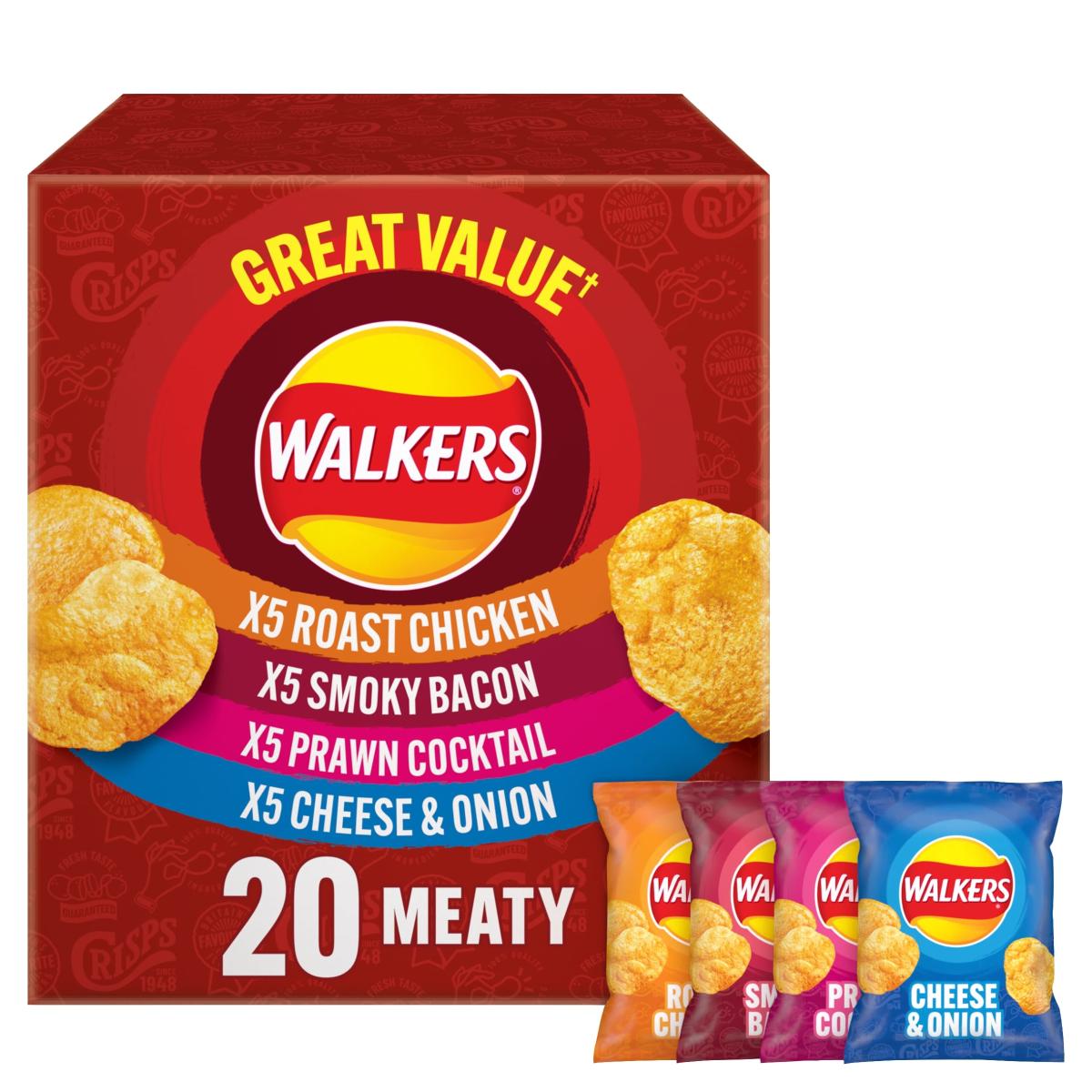 Meaty Variety Crisps