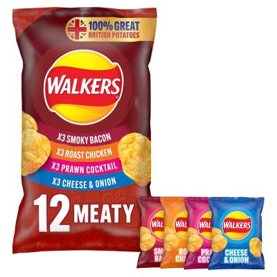 Meaty Variety Multi-Pack Crisps