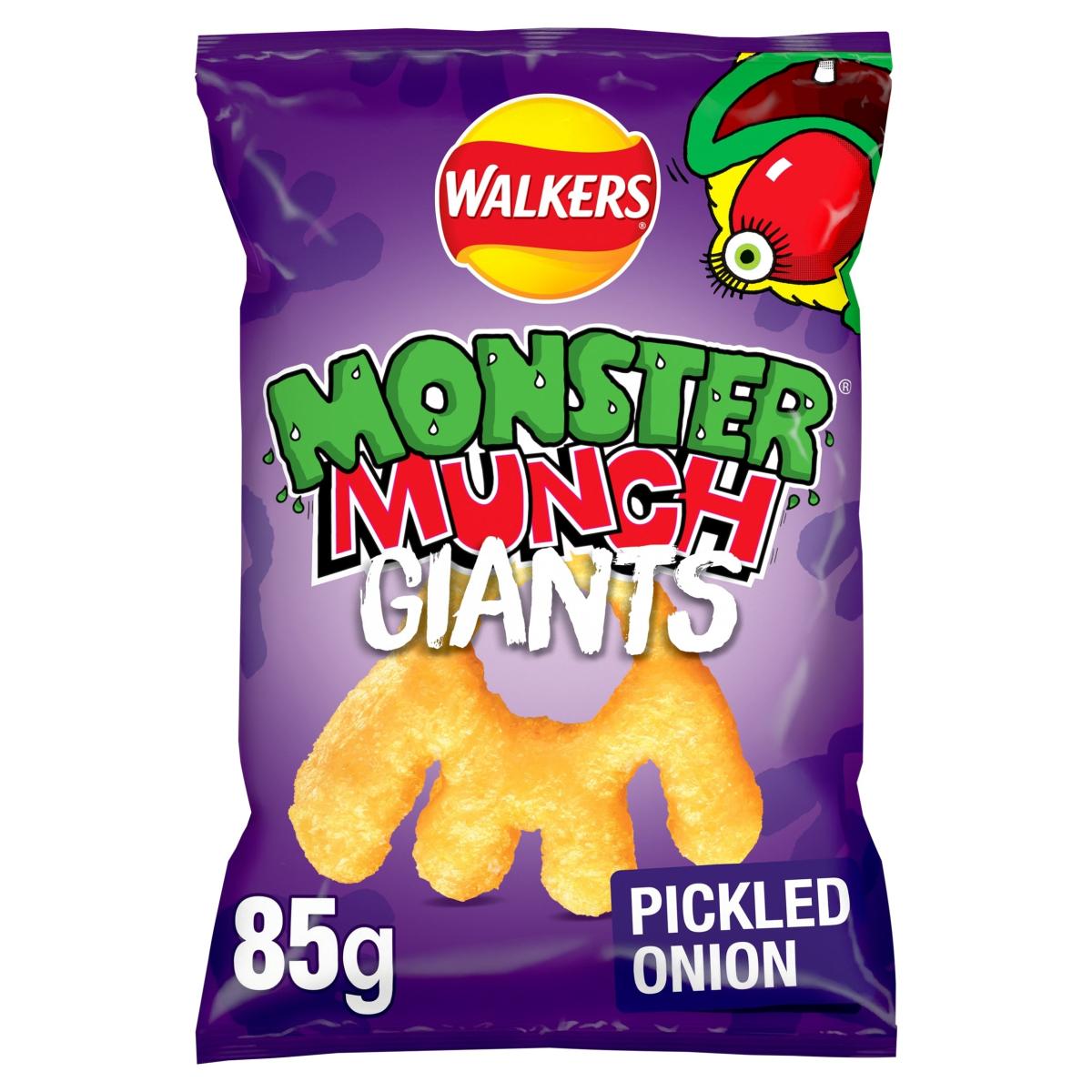 Monster Munch Giants Pickled Onion Sharing Bag Crisps