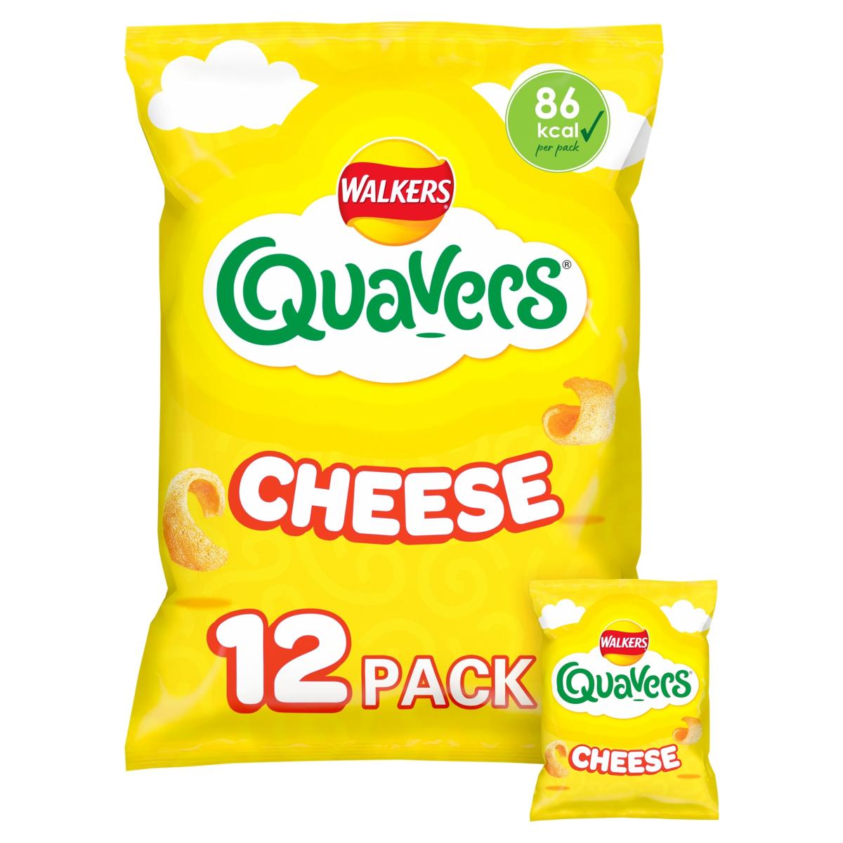 Quavers Cheese Multi-Pack Crisps