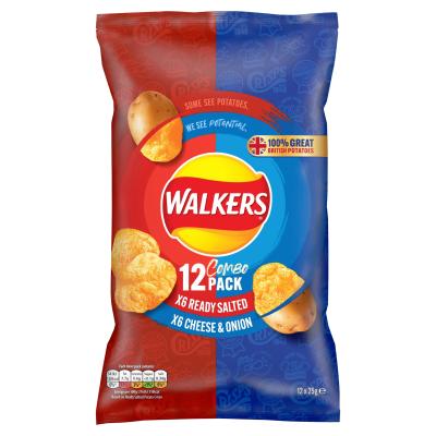 Ready Salted & Cheese & Onion Multi-Pack Crisps