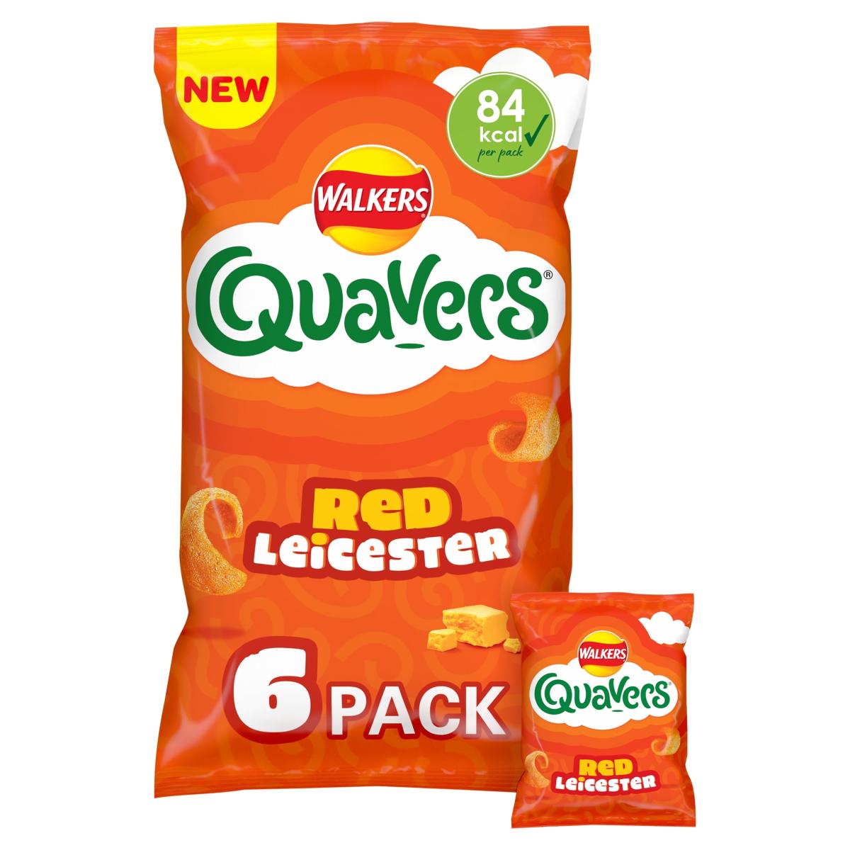 Quavers Red Leicester Multi-Pack Crisps