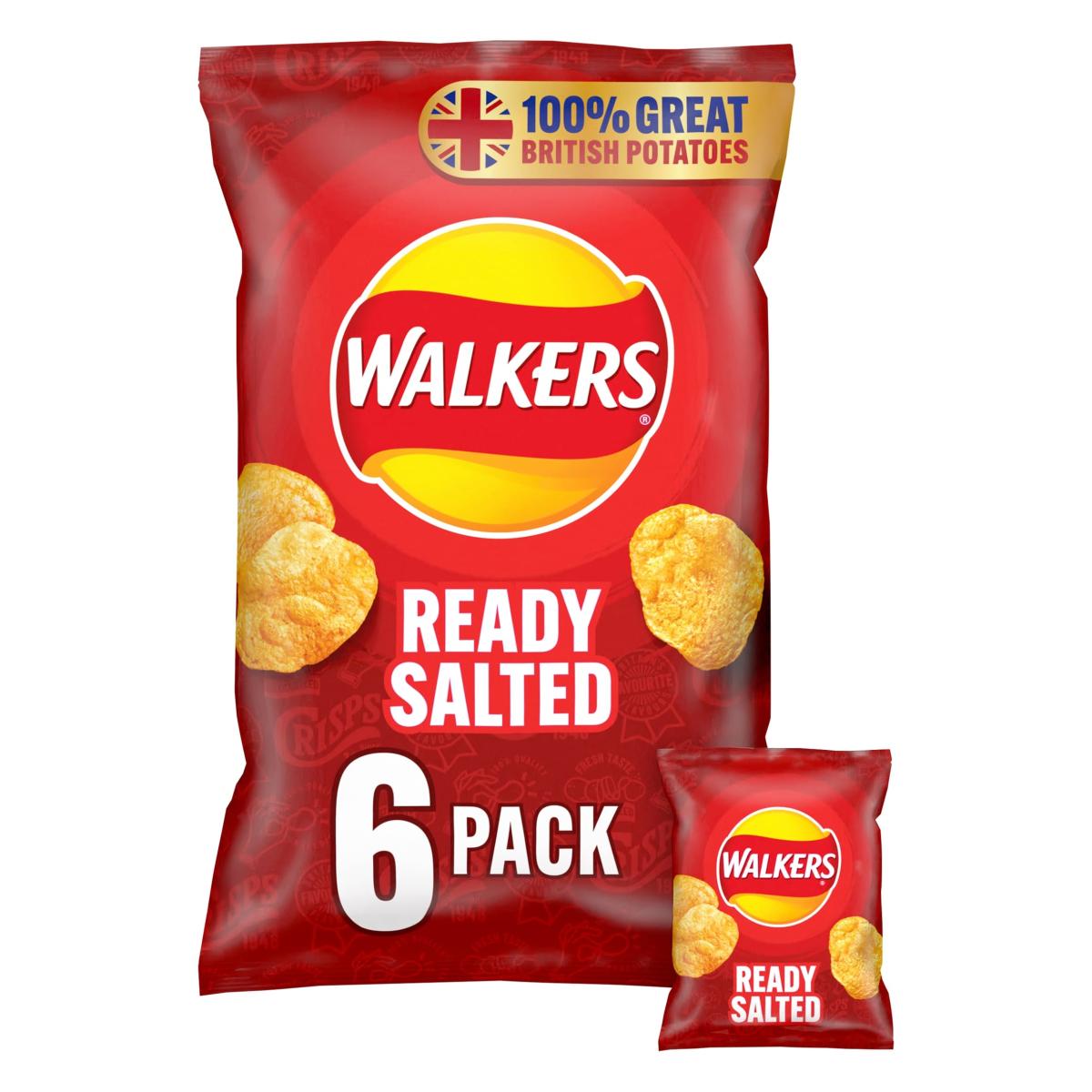 Ready Salted Crisps Multi-Pack