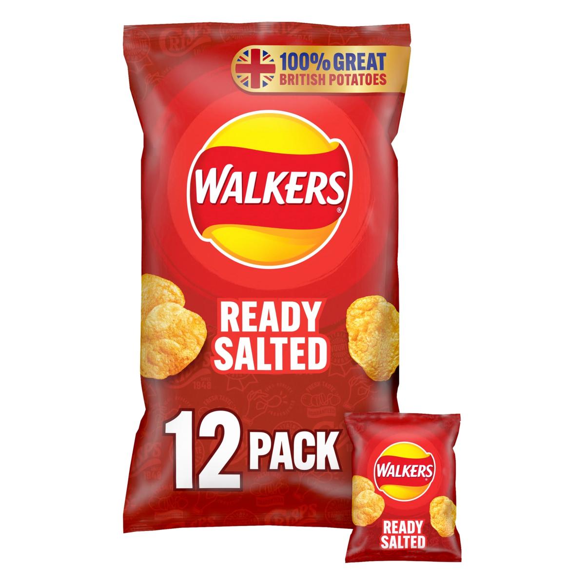 Ready Salted Multi-Pack Crisps