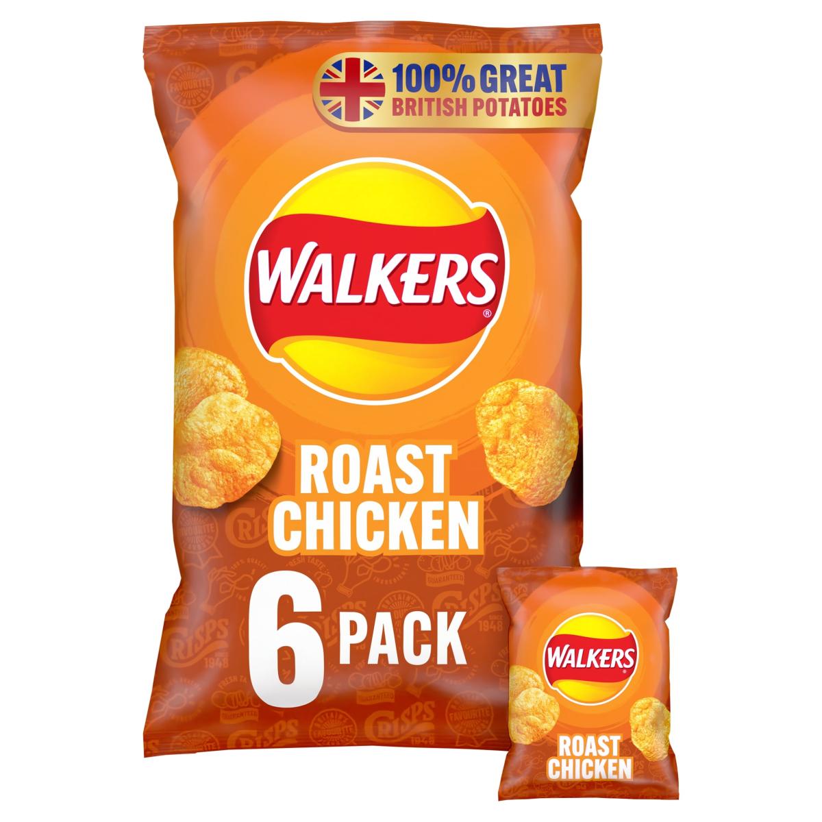 Roast Chicken Multi-Pack Crisps