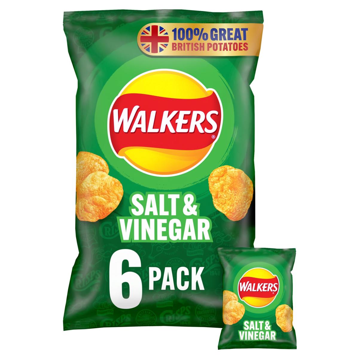 Salt & Vinegar Multi-Pack Crisps