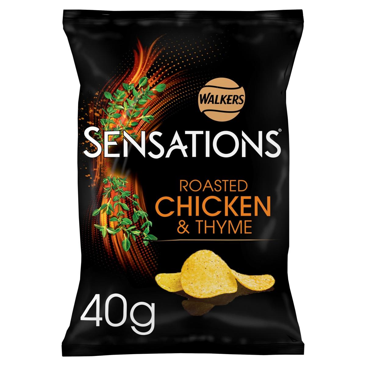 Sensations Chicken & Thyme Grab Bag Crisps