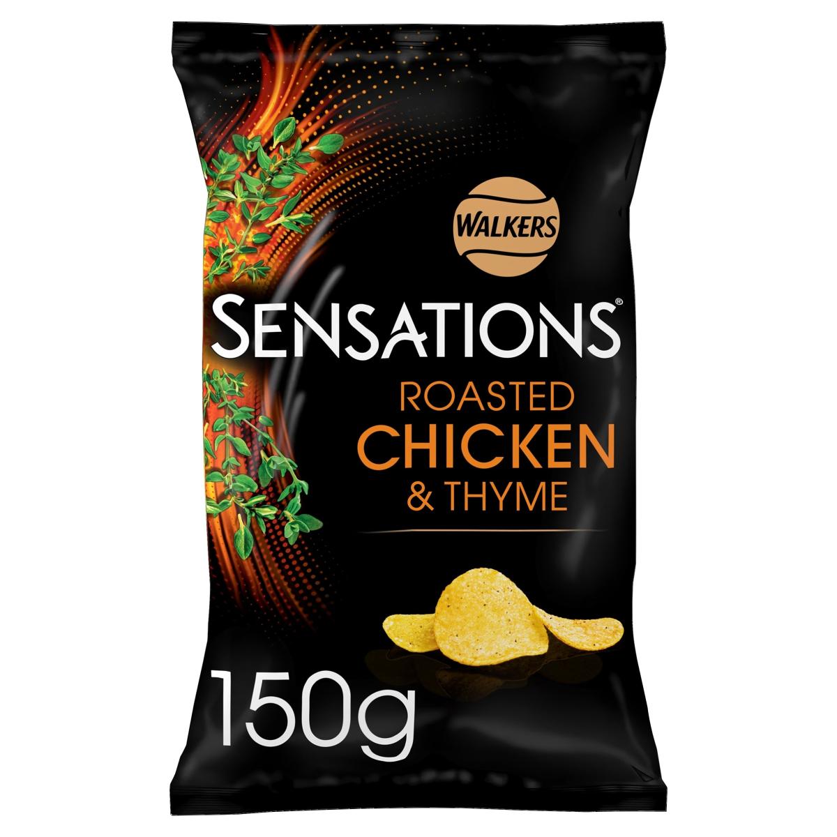 Sensations Chicken & Thyme Sharing Crisps