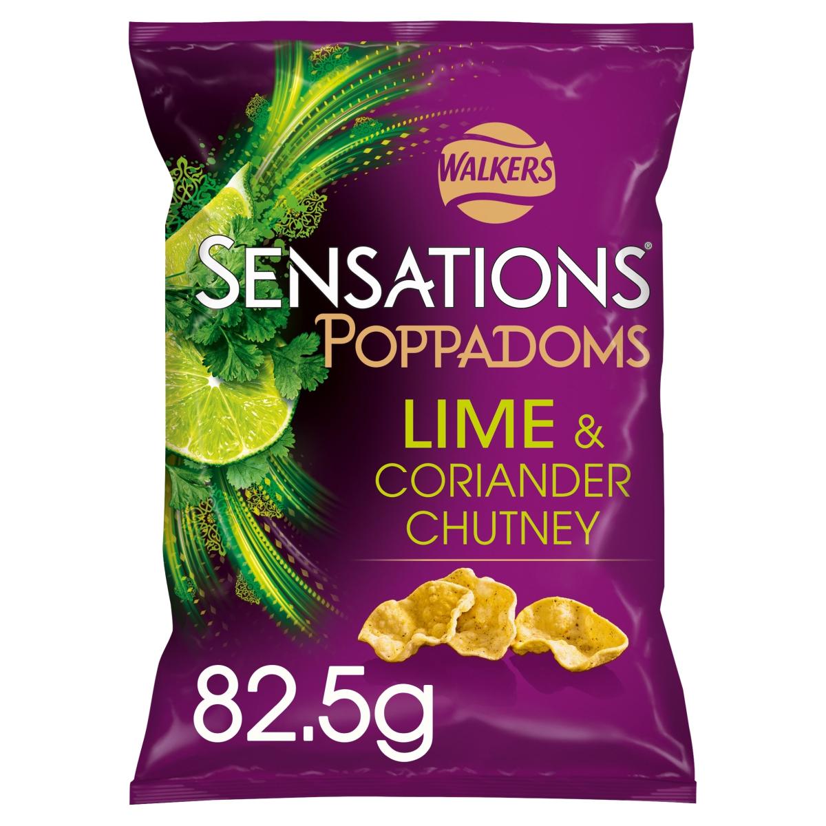 Sensations Poppadoms Lime & Coriander Sharing Bag