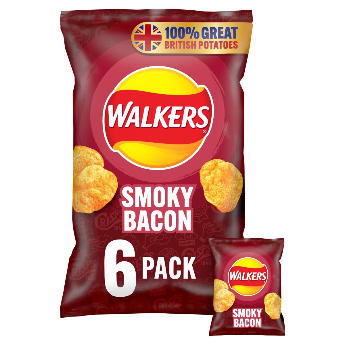 Smokey Bacon Multi-Pack Crisps