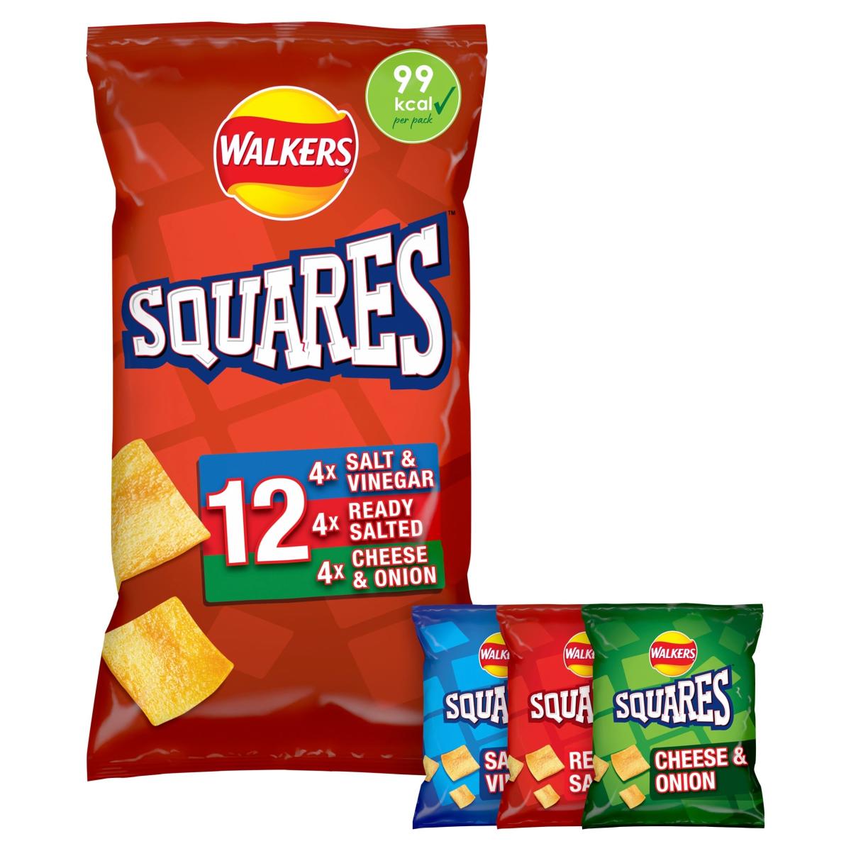 Squares Variety Multi-Pack Crisps