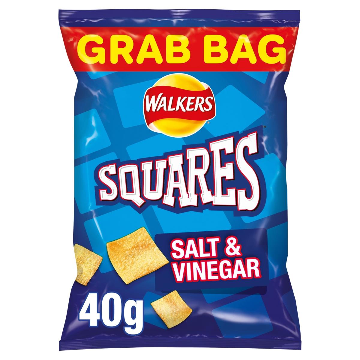 Squares Salt & Vinegar Grab Bag Crisps