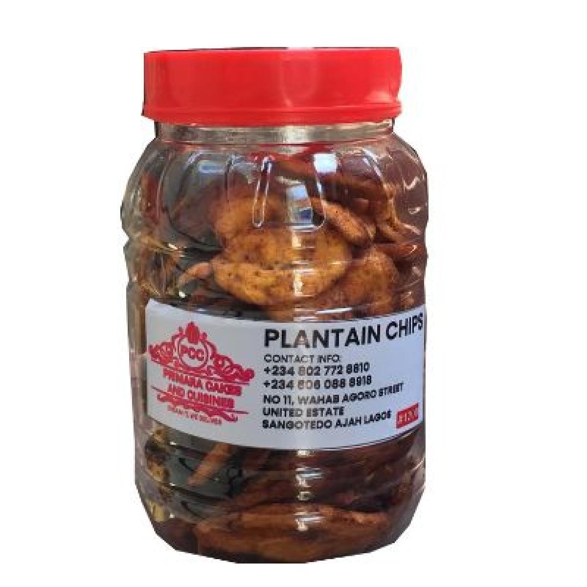 Plantain Chips - Semi Ripe (Medium Jar)