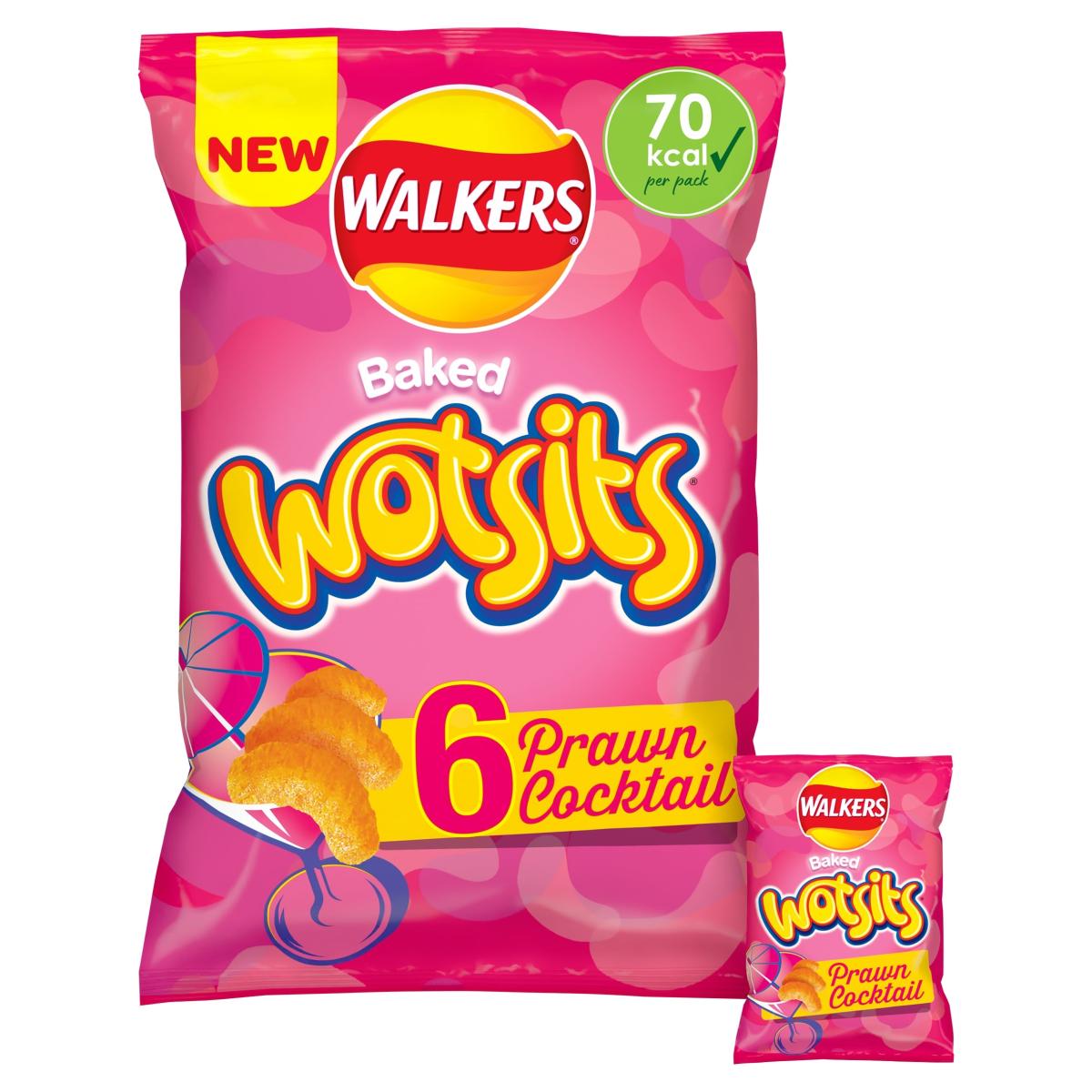 Wotsits Prawn Cocktail Multi-Pack Crisps