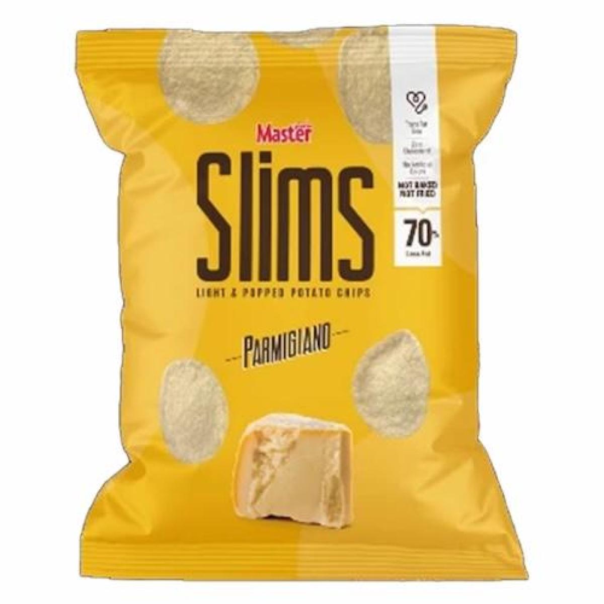 Slims Light & Popped Potato Chips Parmigiano