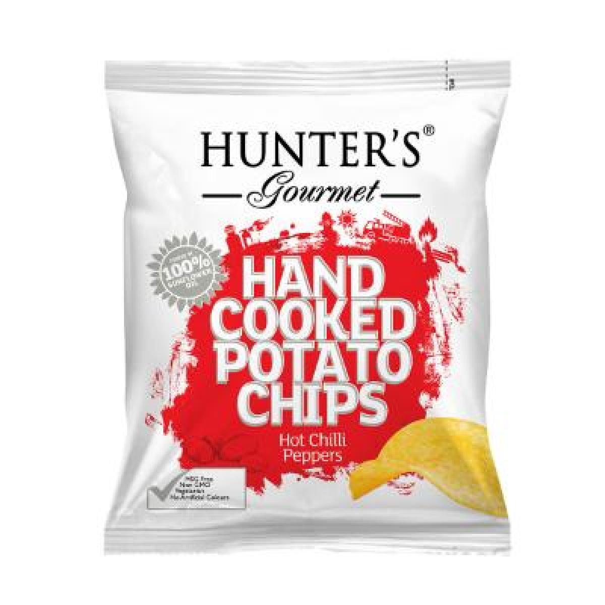 Gourmet Hand Cooked Potato Chips Hot Chilli Peppers