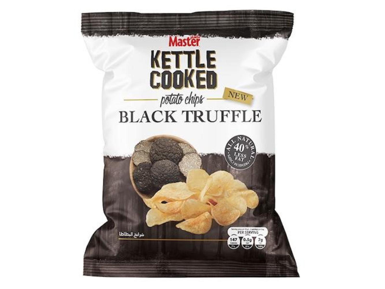 Kettle Cooked Potato Chips Black Truffle