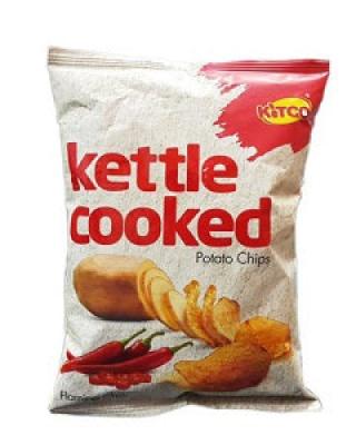 Kettle Cooked Potato Chips Flaming Chilli